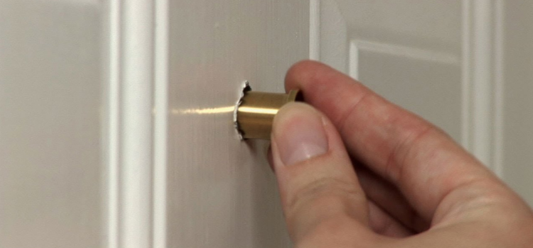 peephole door repair in South San Jose Hills